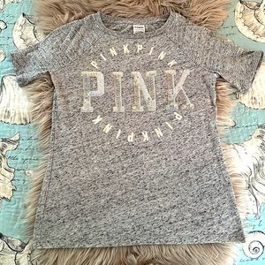 Like NEW! PINK Bling Tee